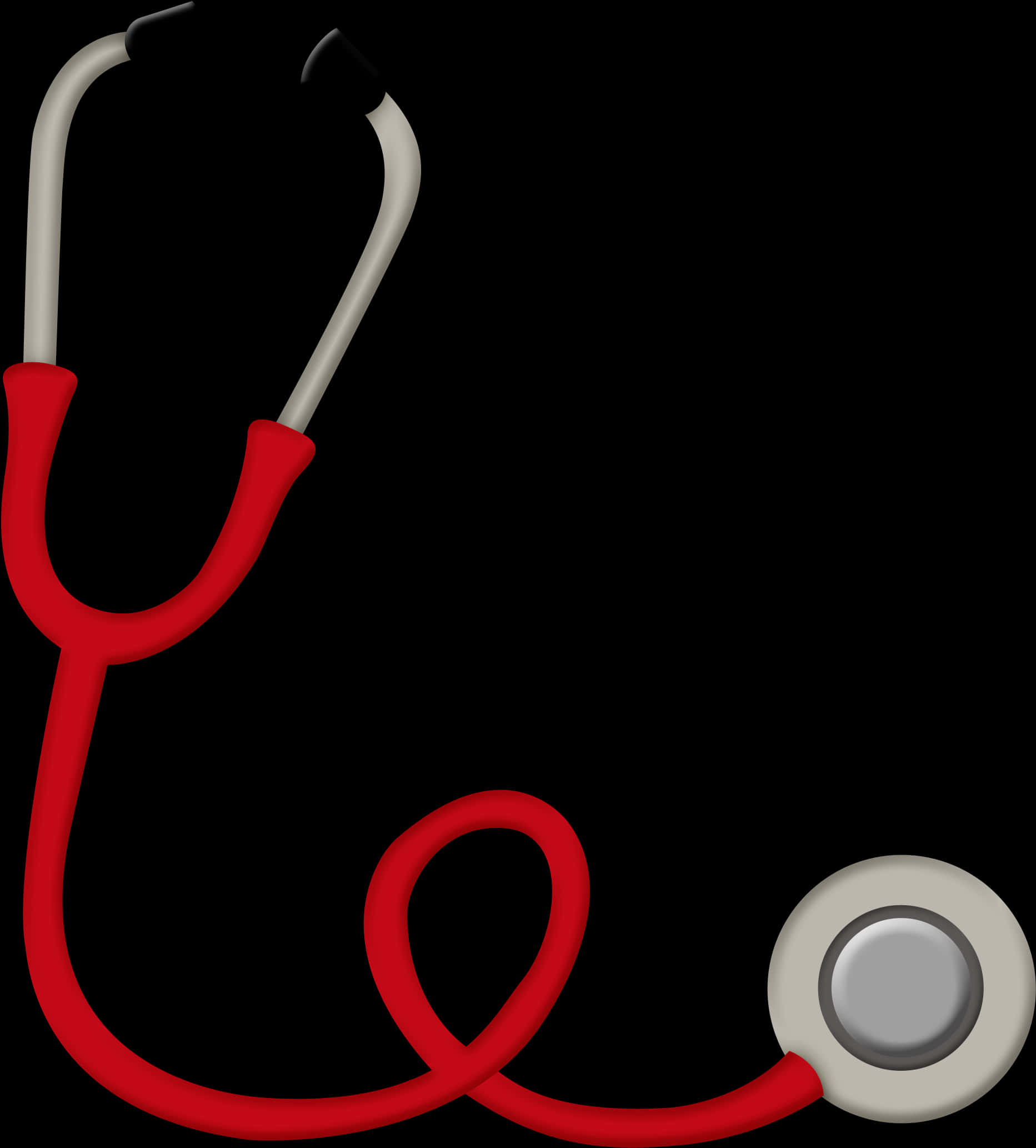 A Stethoscope With A Red Cord