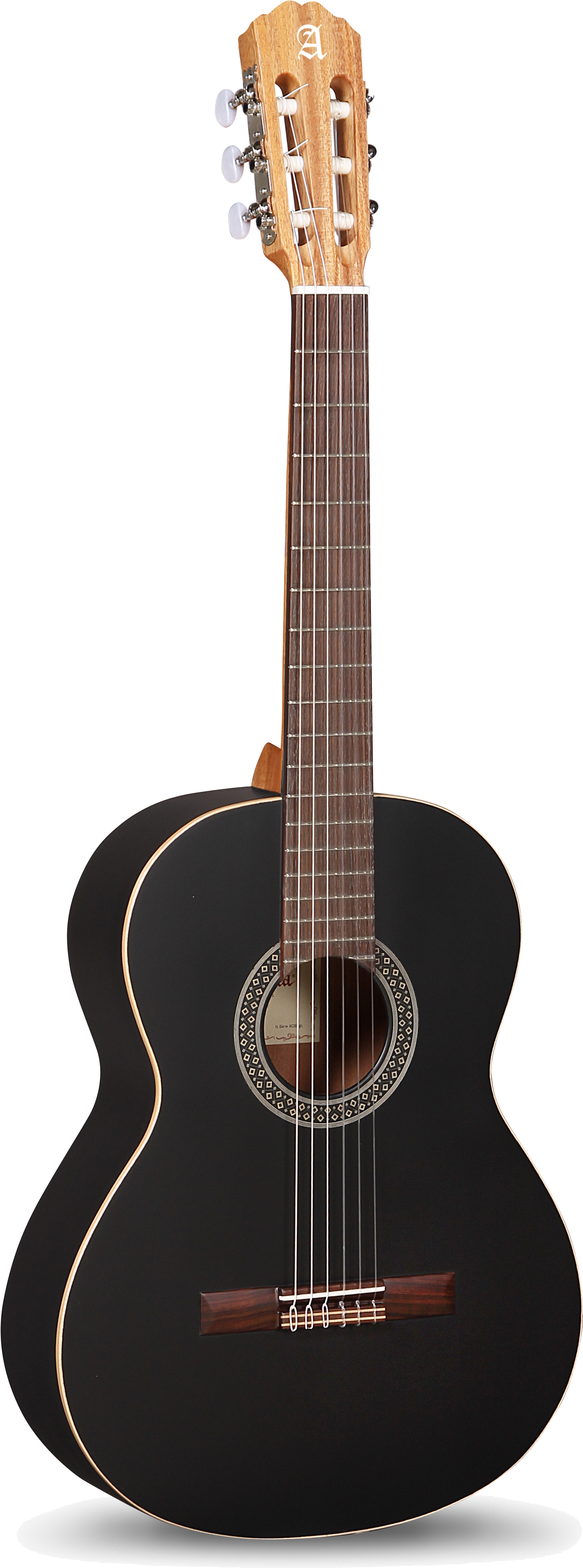 1 C Black Satin Model By Alhambra Guitars - Alhambra 1c Black Satin, Hd Png Download
