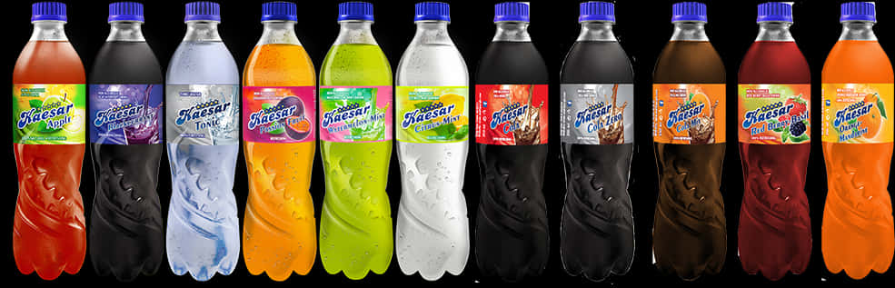 A Group Of Bottles Of Soda