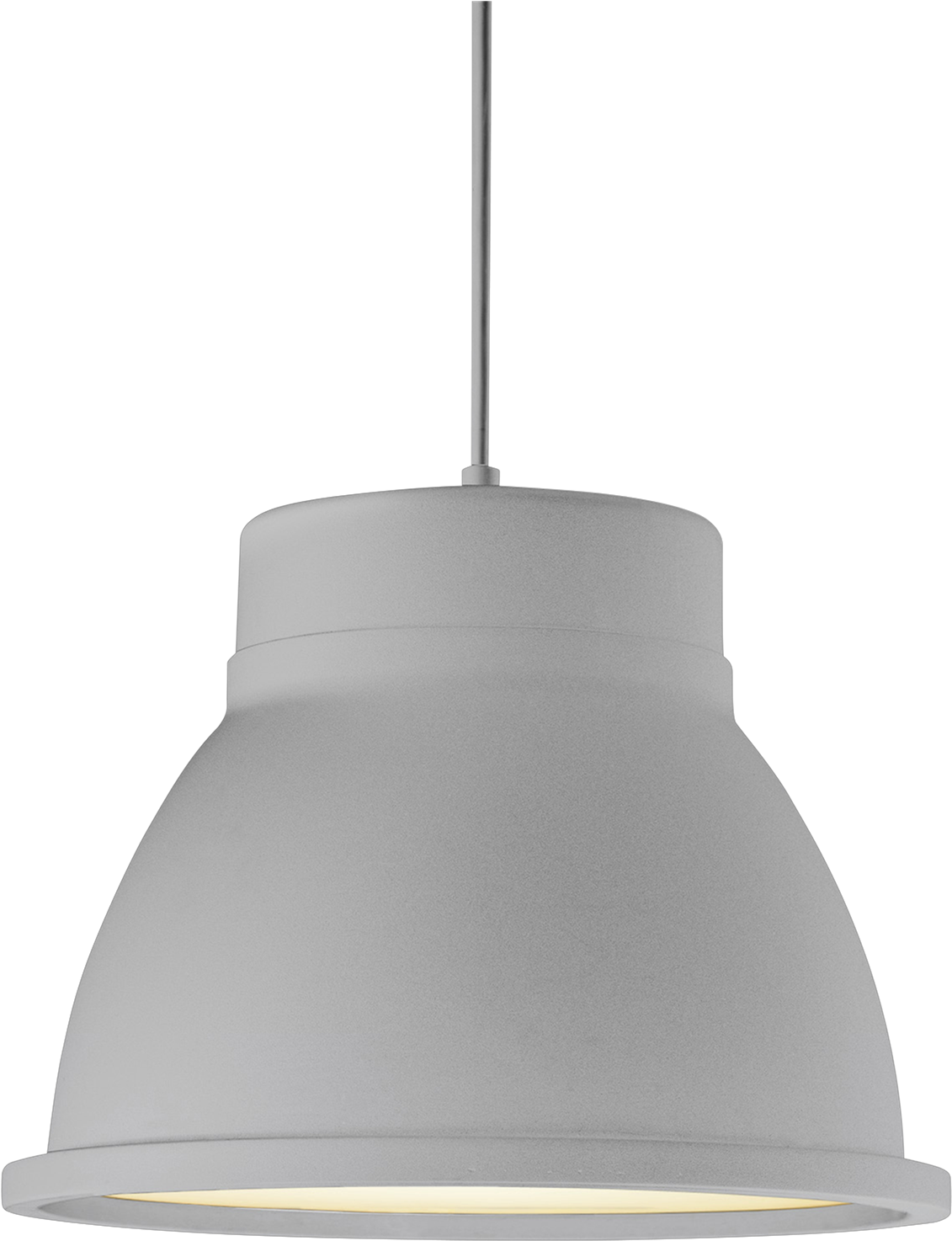 A White Light Fixture With A Black Background