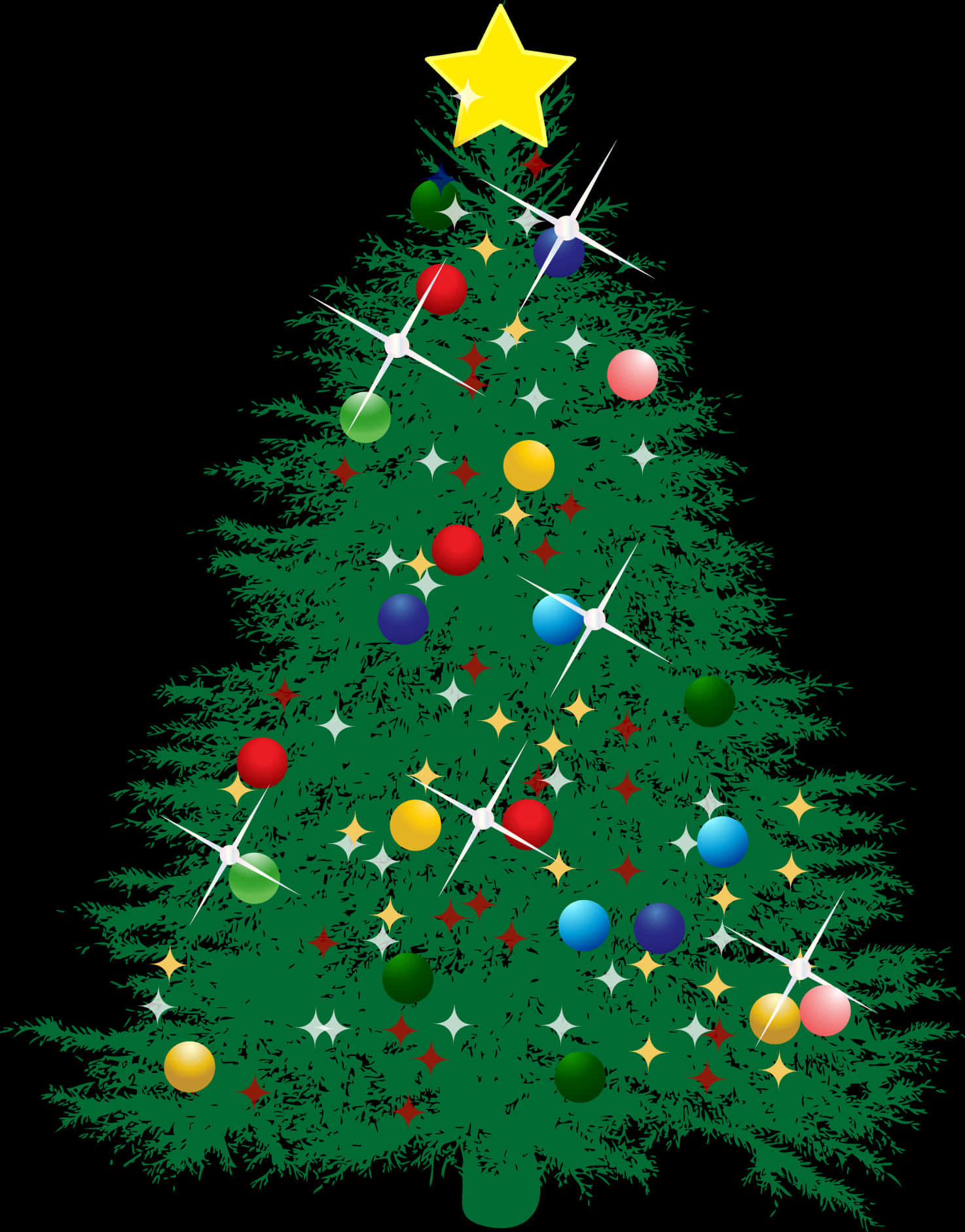 15 Christmas Tree Vector Png For Free Download On Mbtskoudsalg - Christmas Tree Png Vector, Transparent Png
