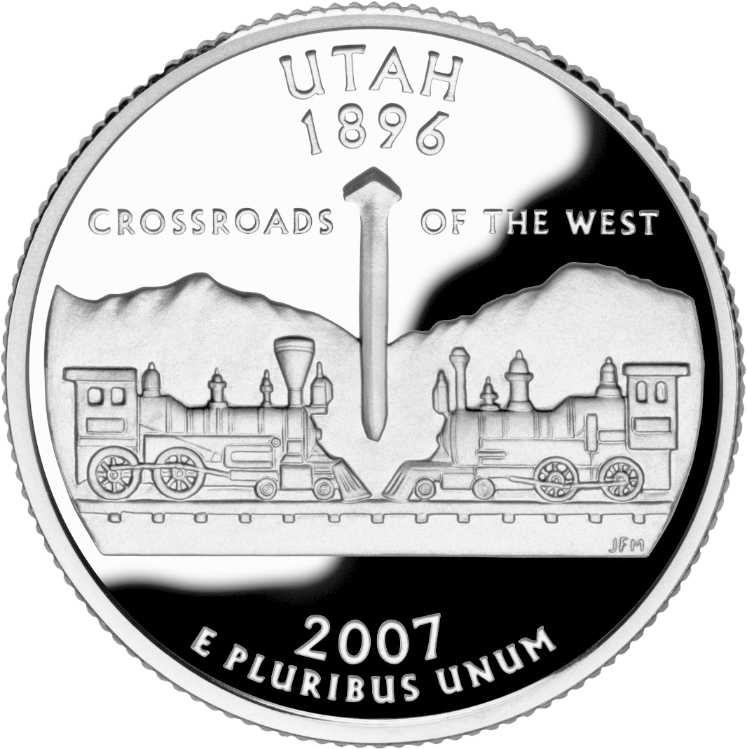 2007 Utah Quarter, Hd Png Download