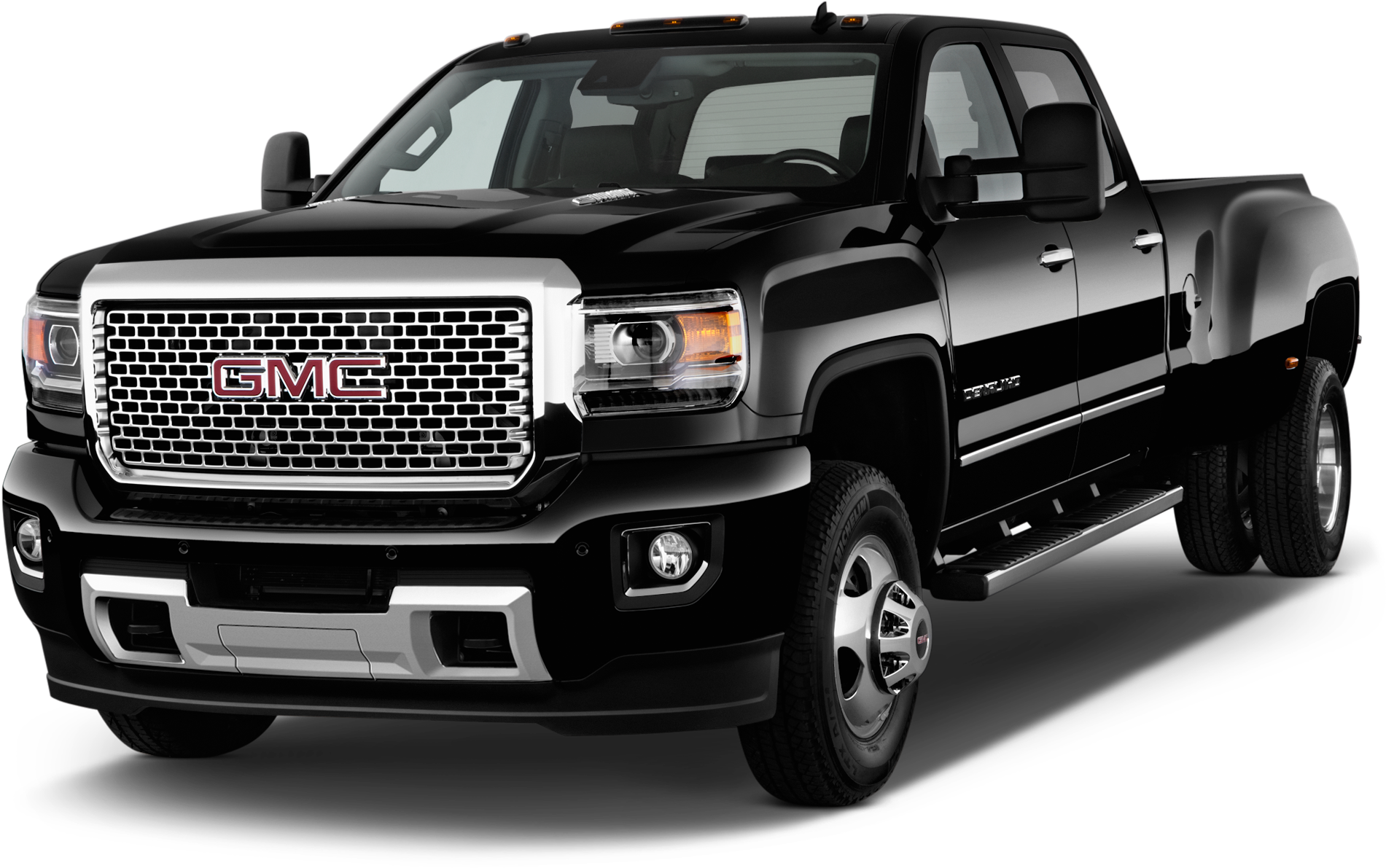 A Black Truck With Silver Grill