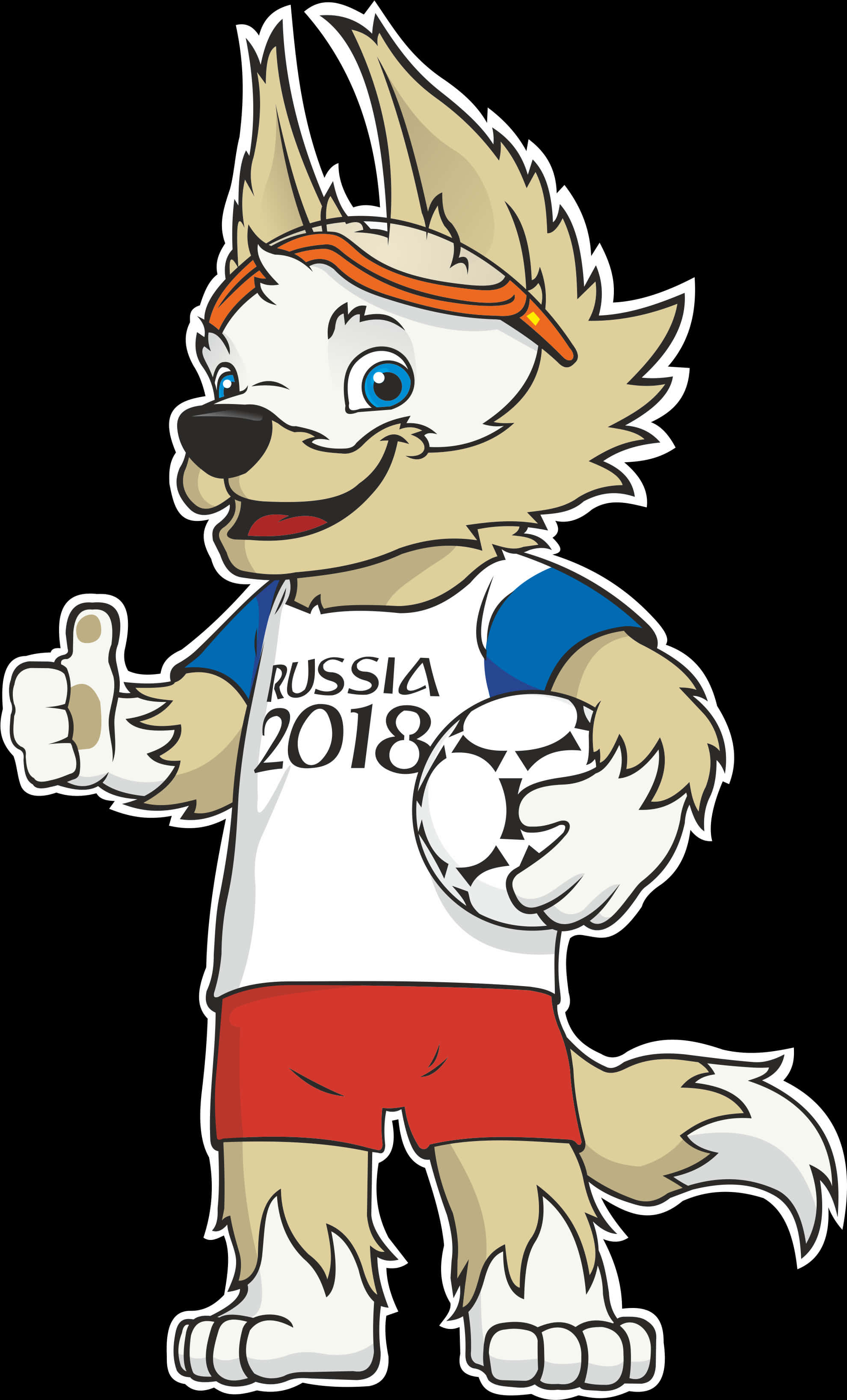 2018 Fifa World Cup Logo & Mascot Zabivaka Logo [fifa - World Cup Mascot 2018