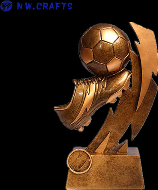 2018 New Style World Cup Bronze Resin Soccer Trophy