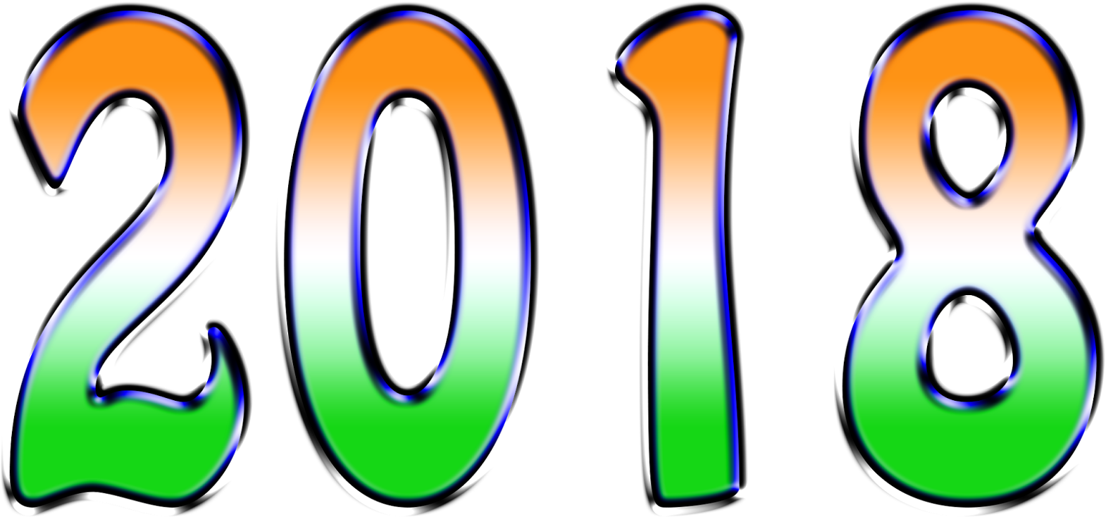 A Green And Orange Numbers