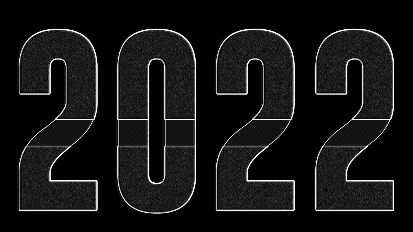 A Number Of Numbers On A Black Background