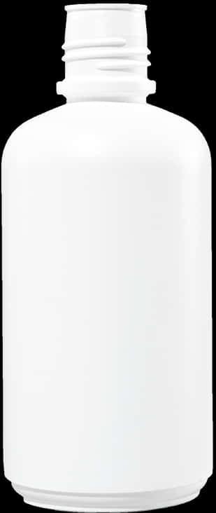 32 Oz White Hdpe Plastic Boston Round Bottle, 38-430 - Glass Bottle, Hd Png Download