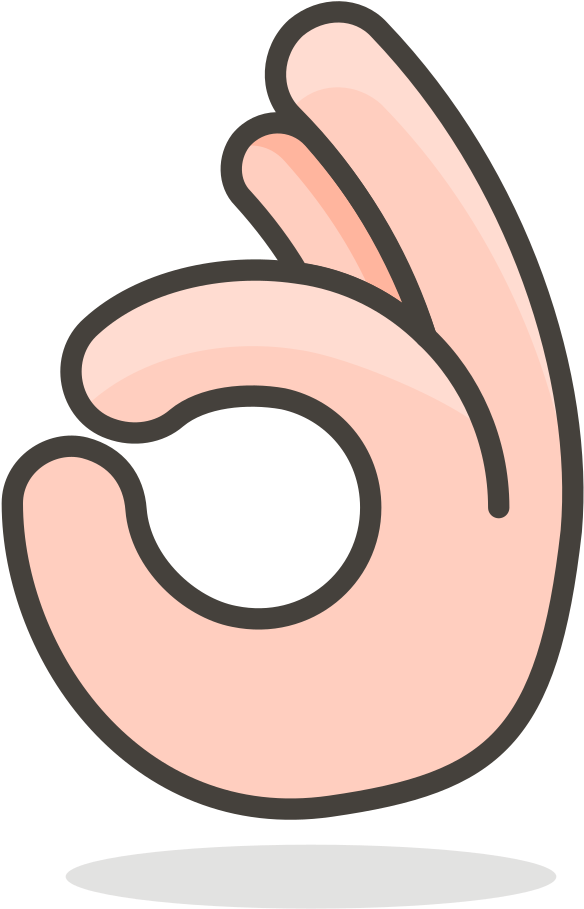 A Cartoon Hand With A Black Background