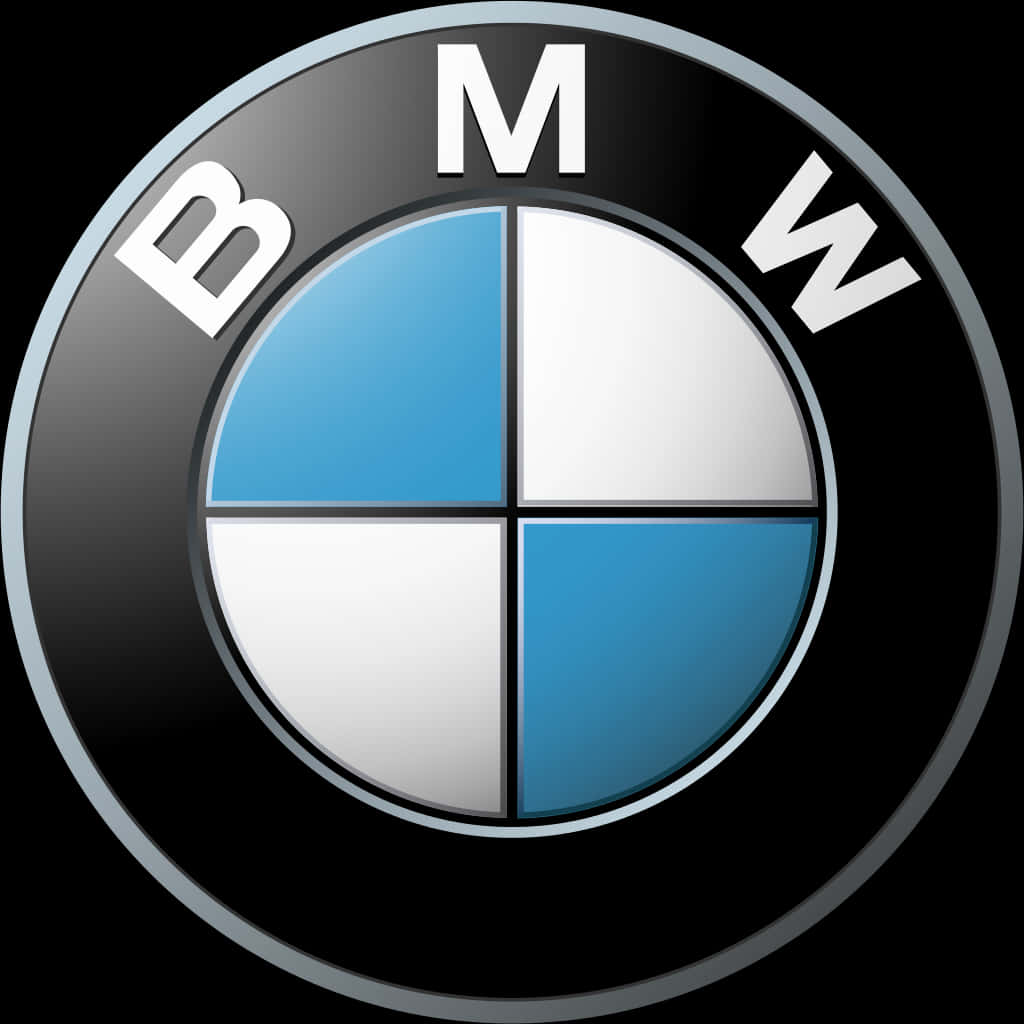 3d Bmw Logo With Gray Outline