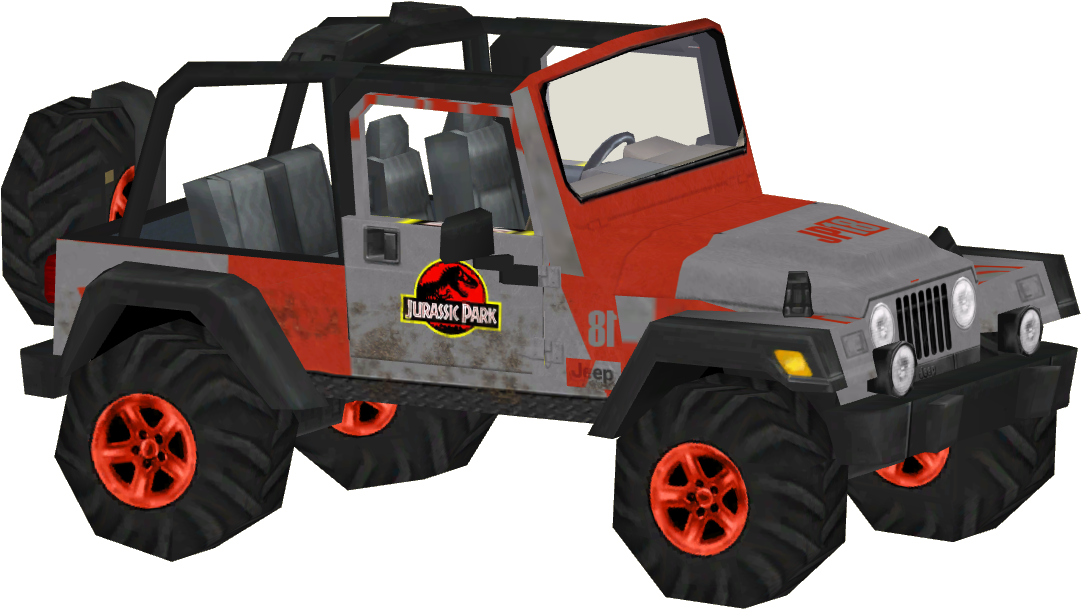 3d Jurassic Park Jeep