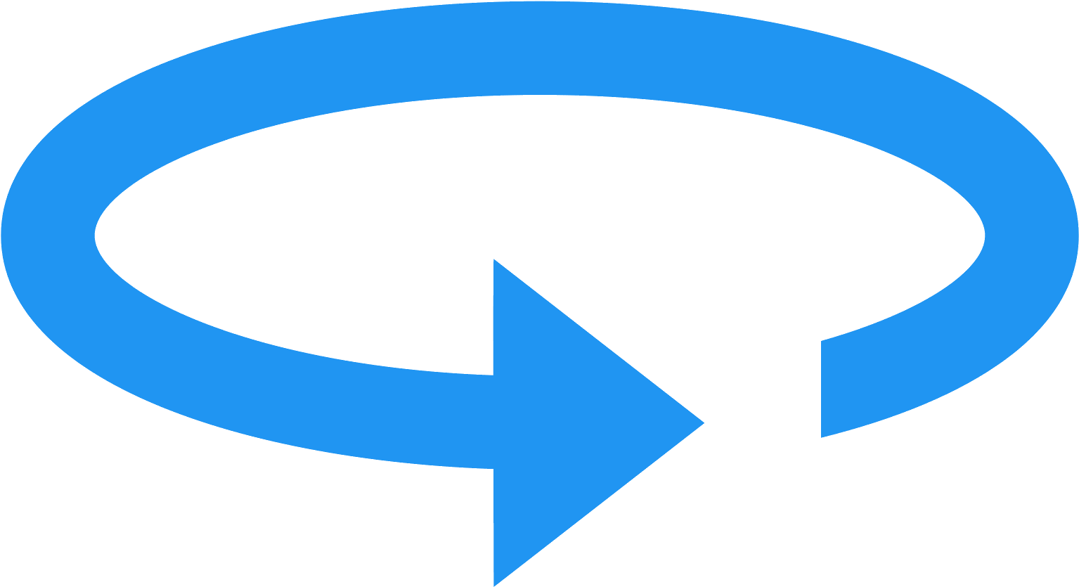A Blue Arrow Pointing To A Black Background