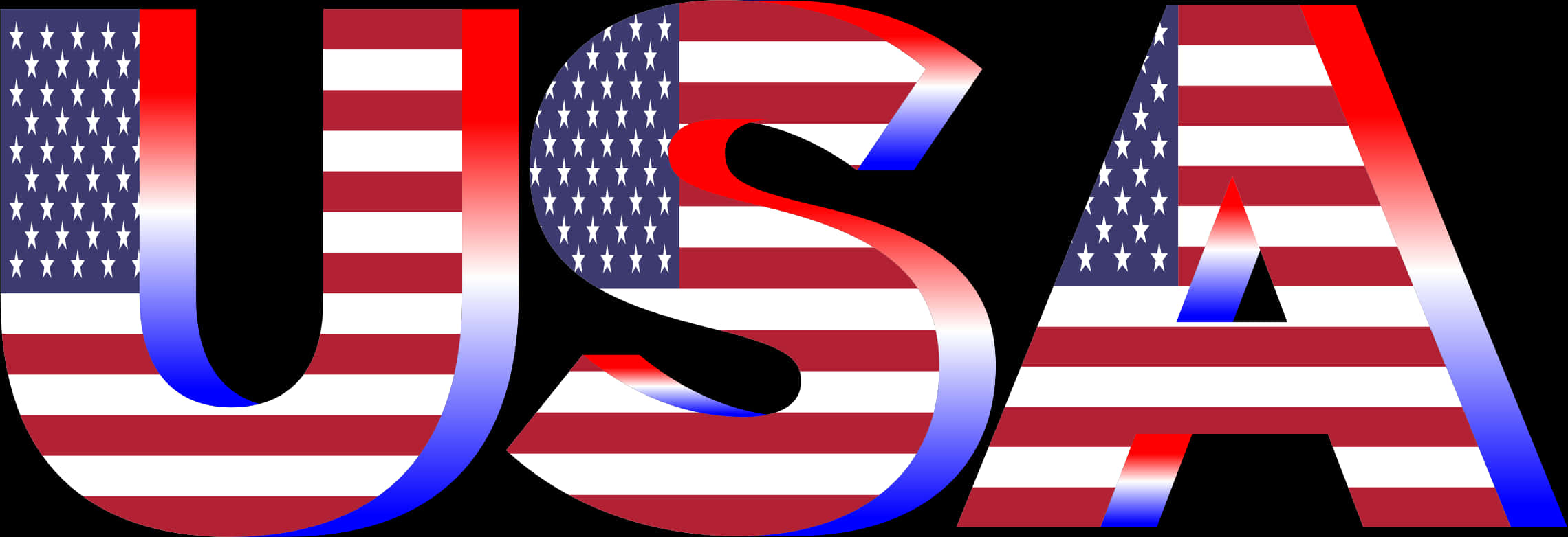 A Flag With Red White And Blue Letters