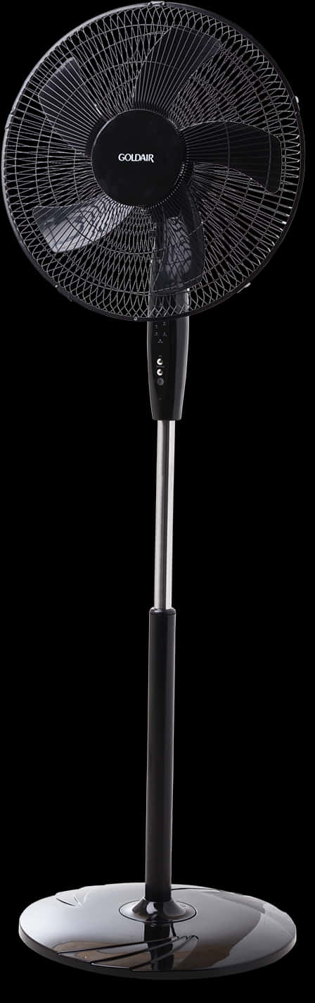 A Close-up Of A Black And Silver Pole