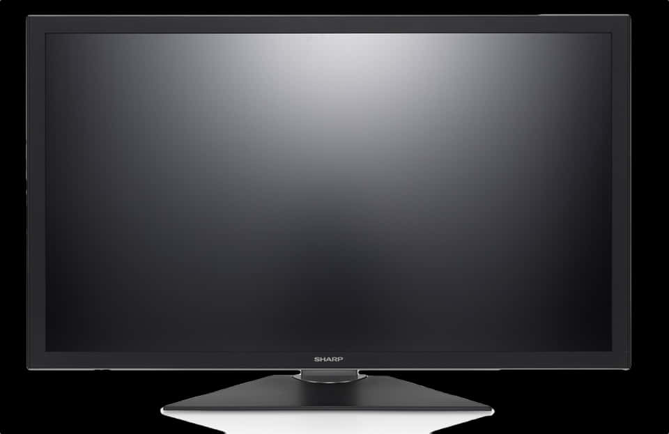 A Black Screen With A White Background