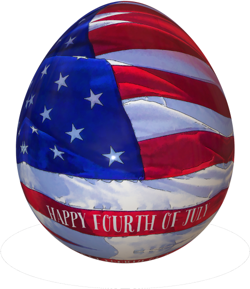 4th Of July Easter Egg