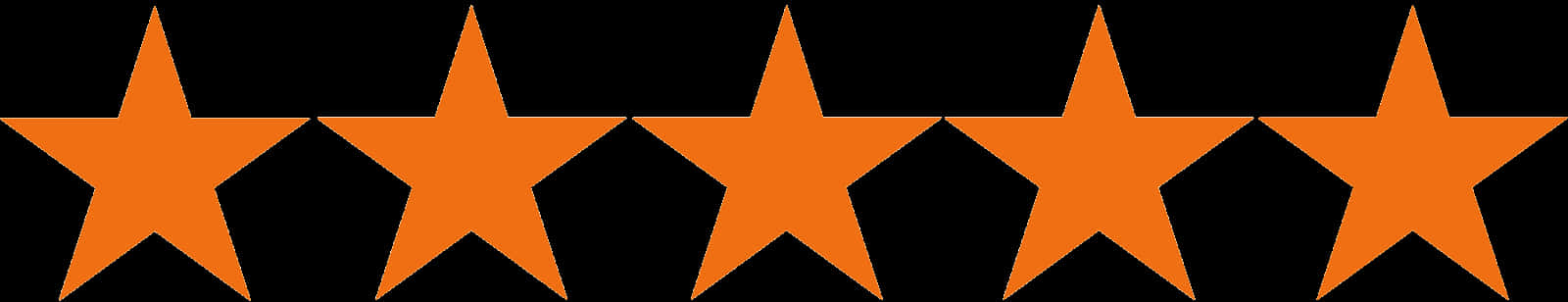A Orange Star On A Black Background