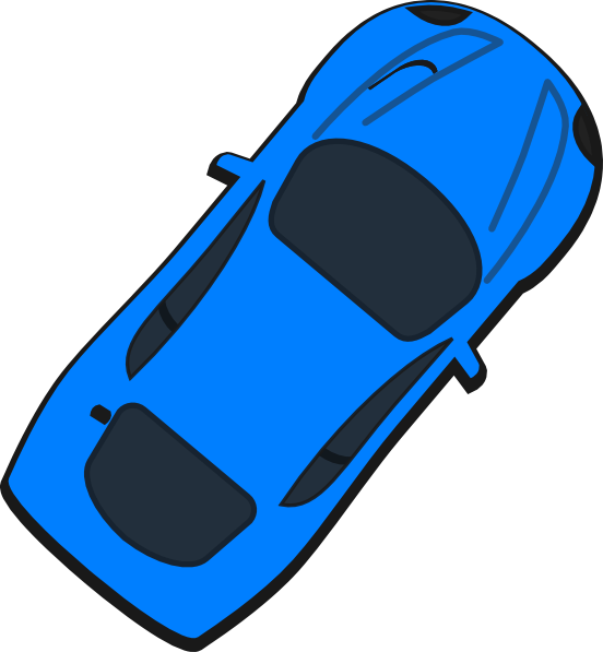 A Blue Car With Black Background