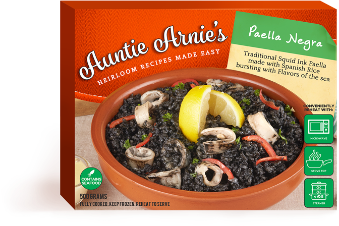 A Bowl Of Black Rice With Mushrooms And Lemon