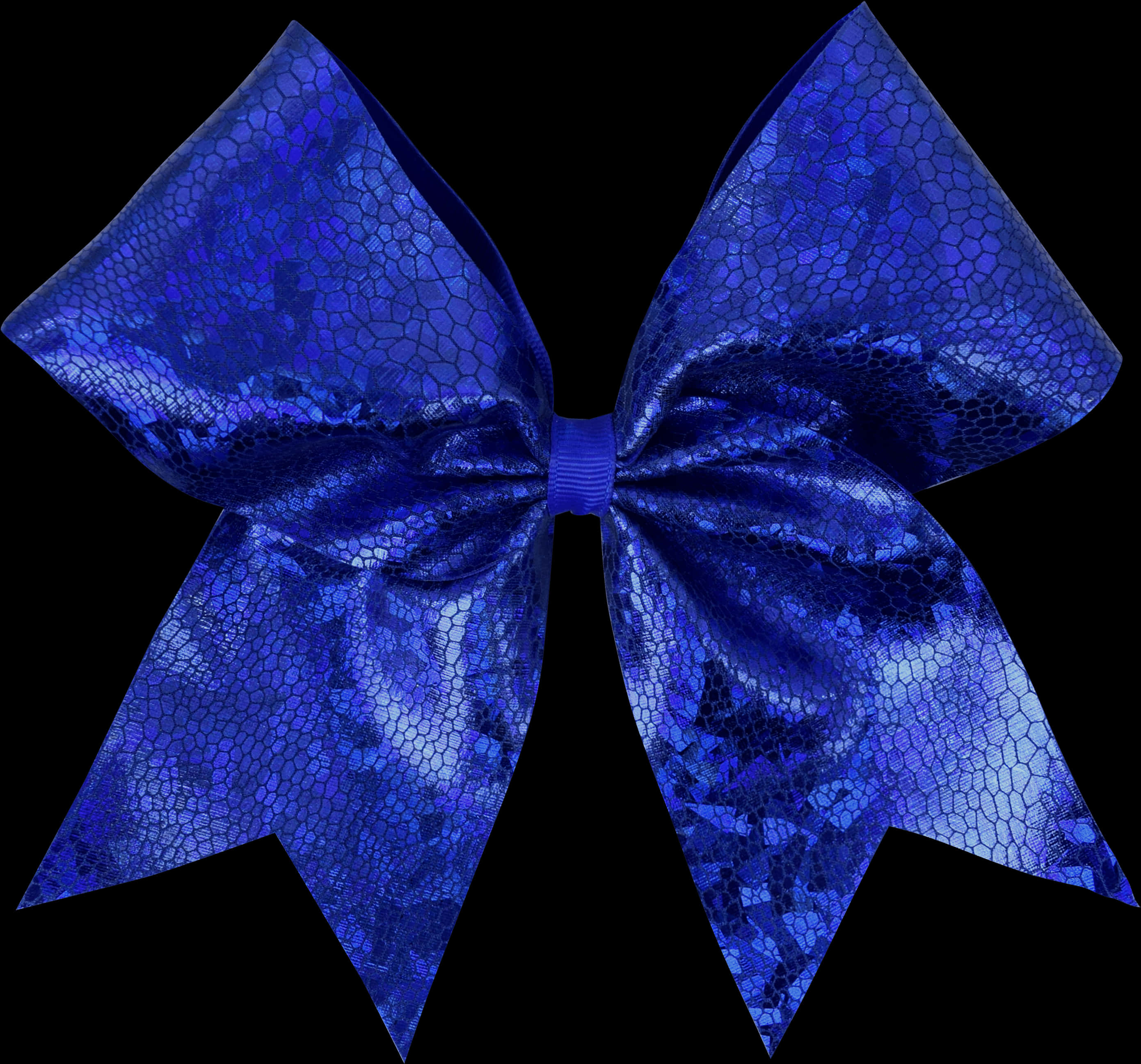 Abstract Blue Bow