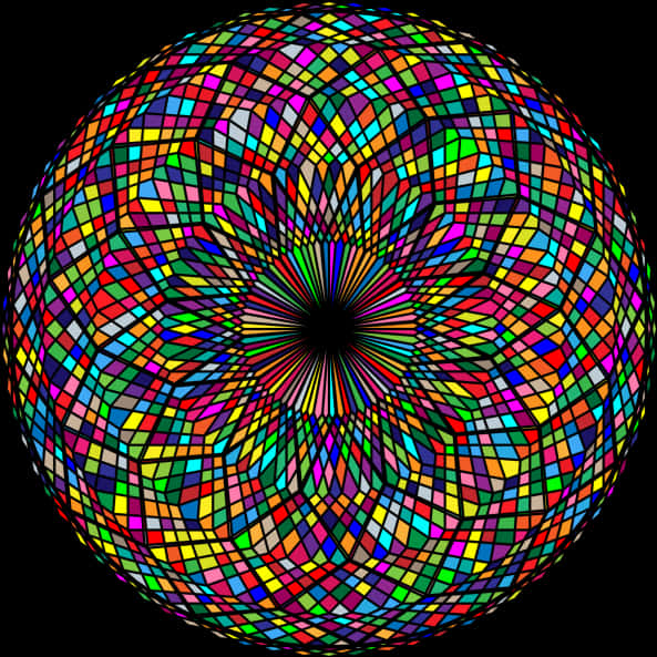 Abstract Circle Colorful Remix - Abstract Art, Hd Png Download