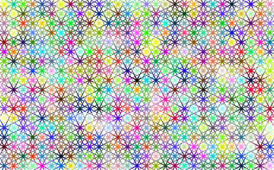 A Colorful Pattern Of Small Flowers