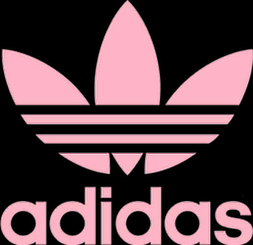 A Logo With Pink Stripes