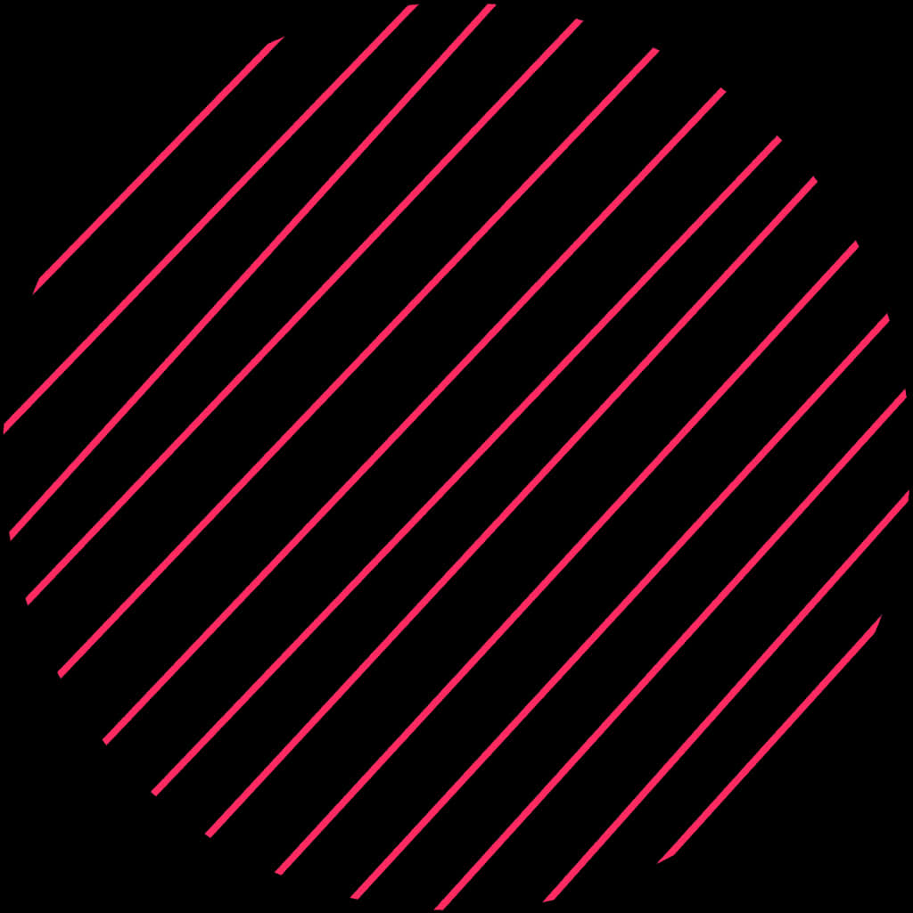 A Black Circle With Red Lines