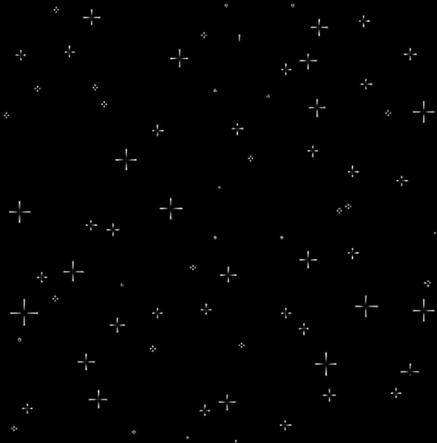 A Black Background With White Stars With Gallery Arcturus In The Background