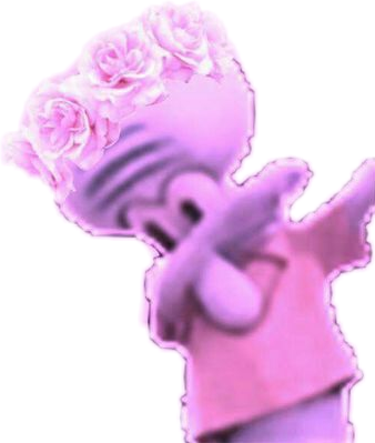 A Cartoon Character With Flowers On Head