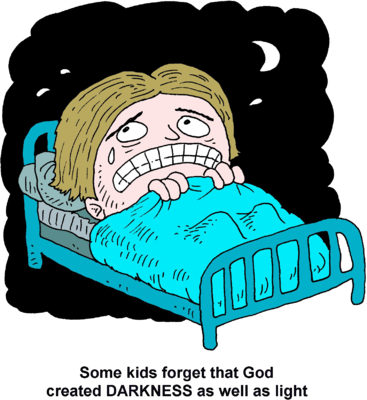 A Cartoon Of A Person In A Bed