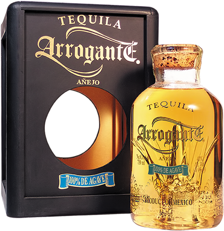 A Bottle Of Tequila With A Hole In The Middle