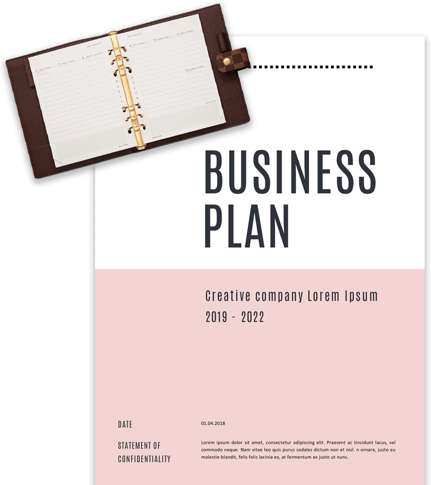 A Cover Of A Business Plan