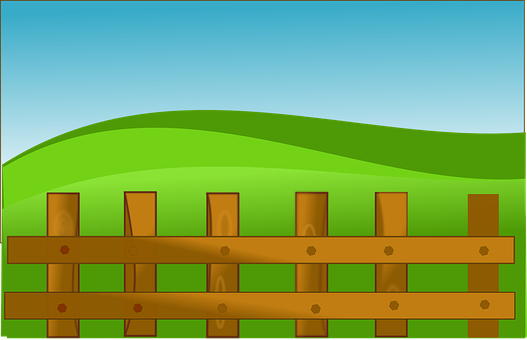 A Fence On A Hill