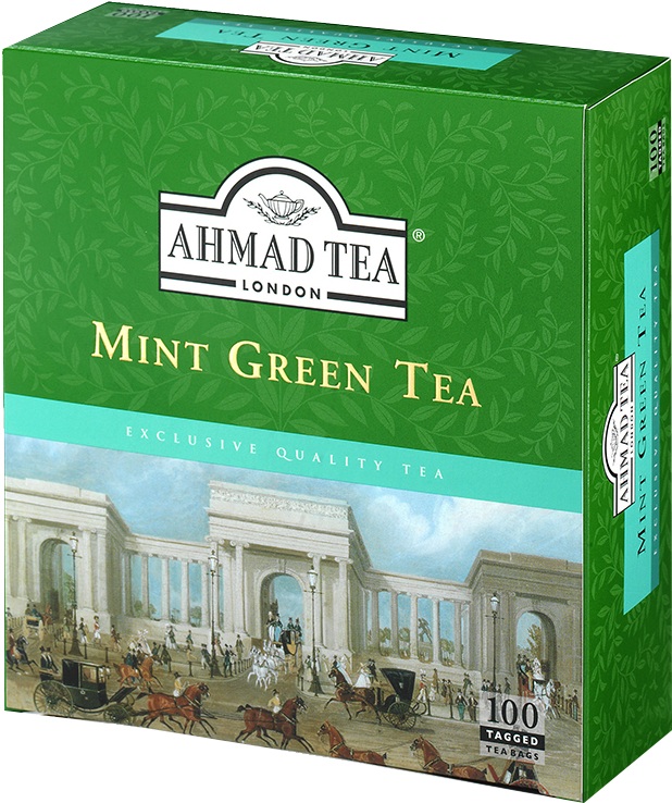 A Box Of Mint Green Tea