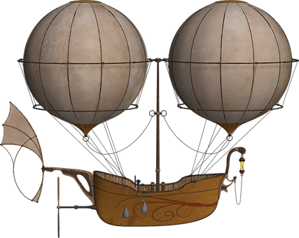 A Large Round Balloons On A Ship