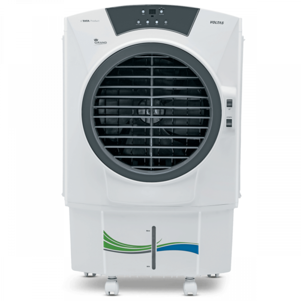 A White Air Conditioner With A Black Background