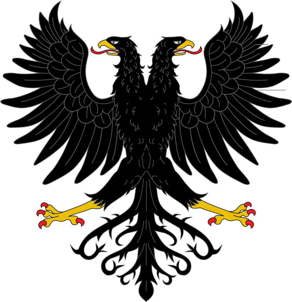 A Black And Yellow Eagle With Yellow Beaks