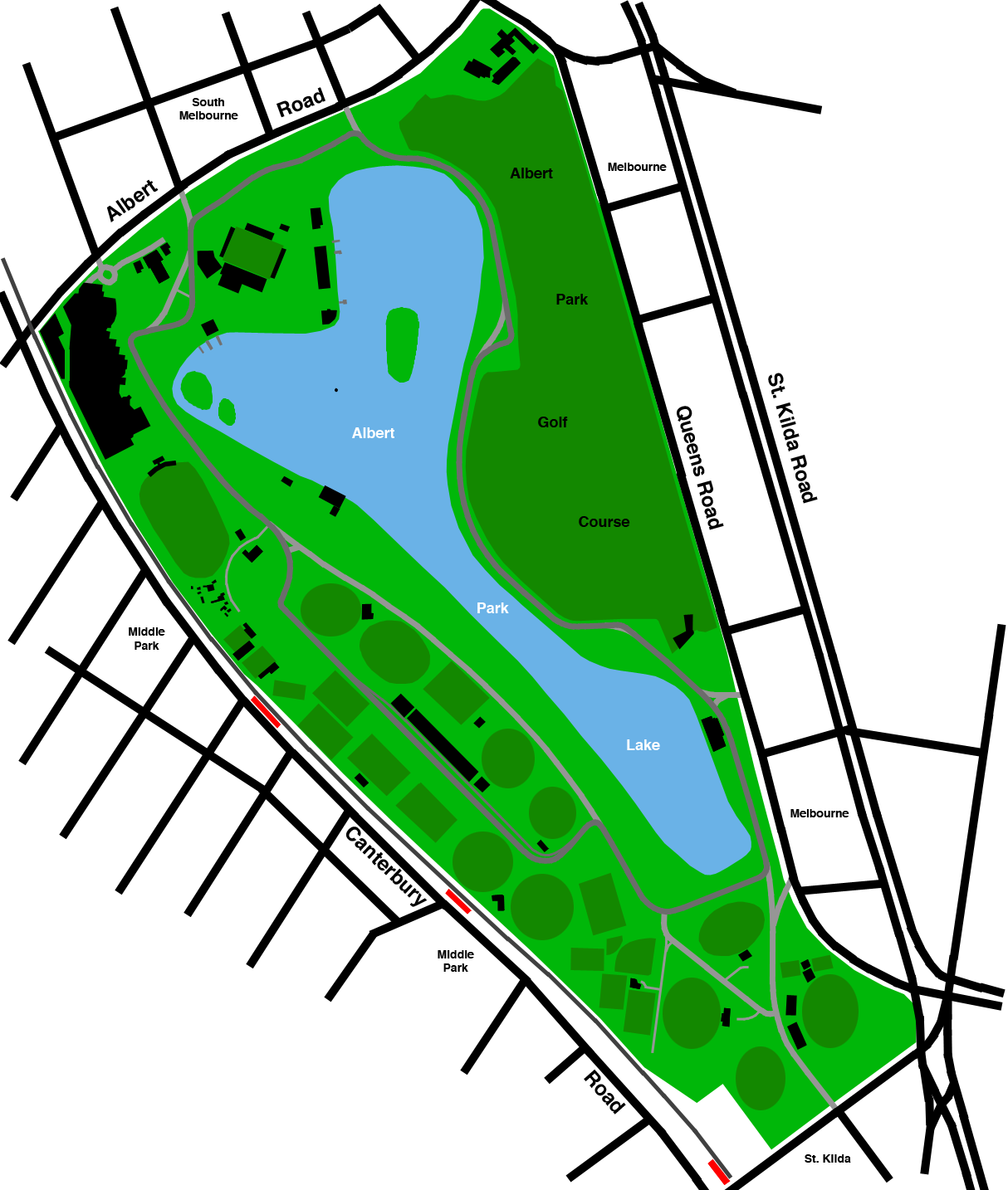 A Map Of A Golf Course