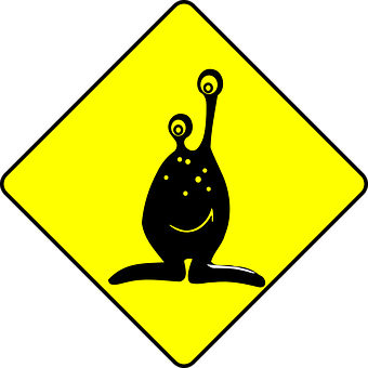 Weird Alien Sign