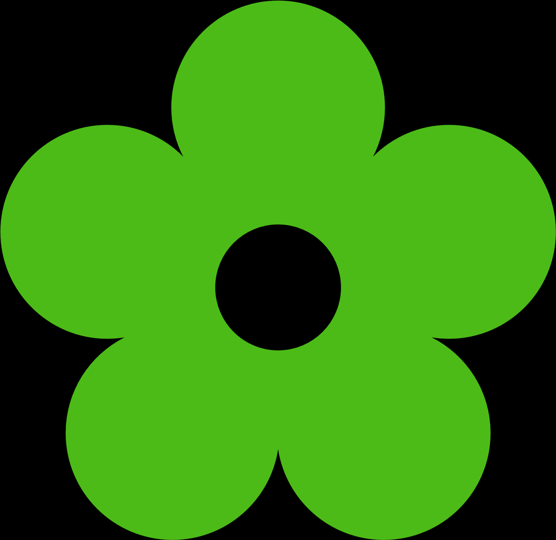 All About Clipart Flower - Green Flower Clip Art, Hd Png Download