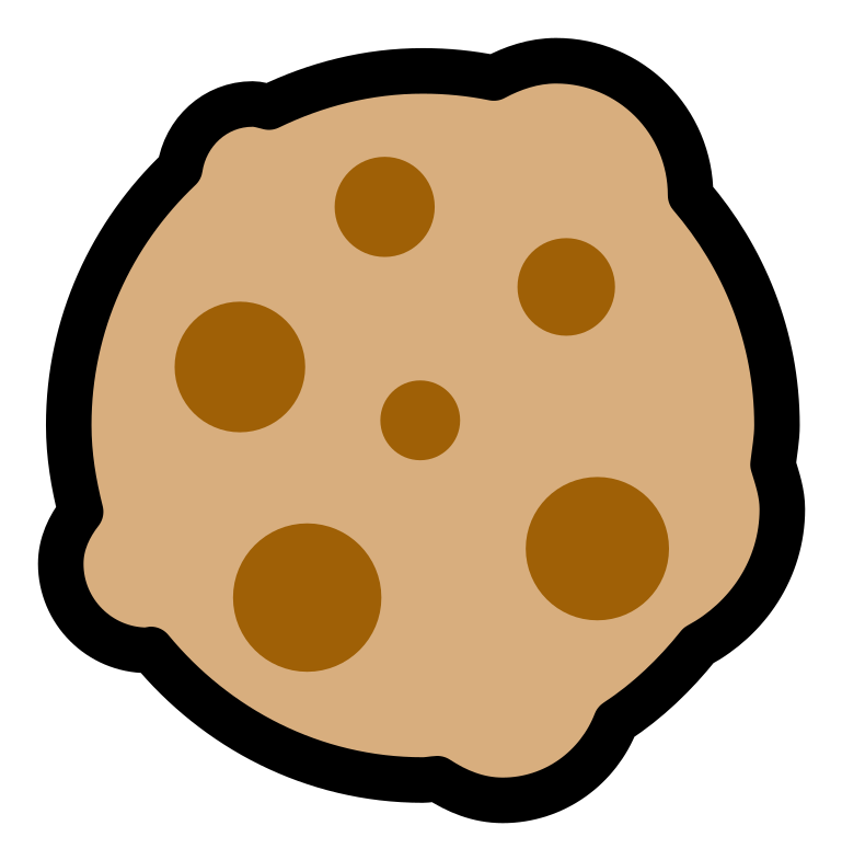 A Cookie With Brown Spots