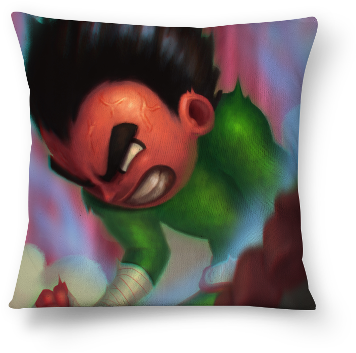A Pillow With A Cartoon Character