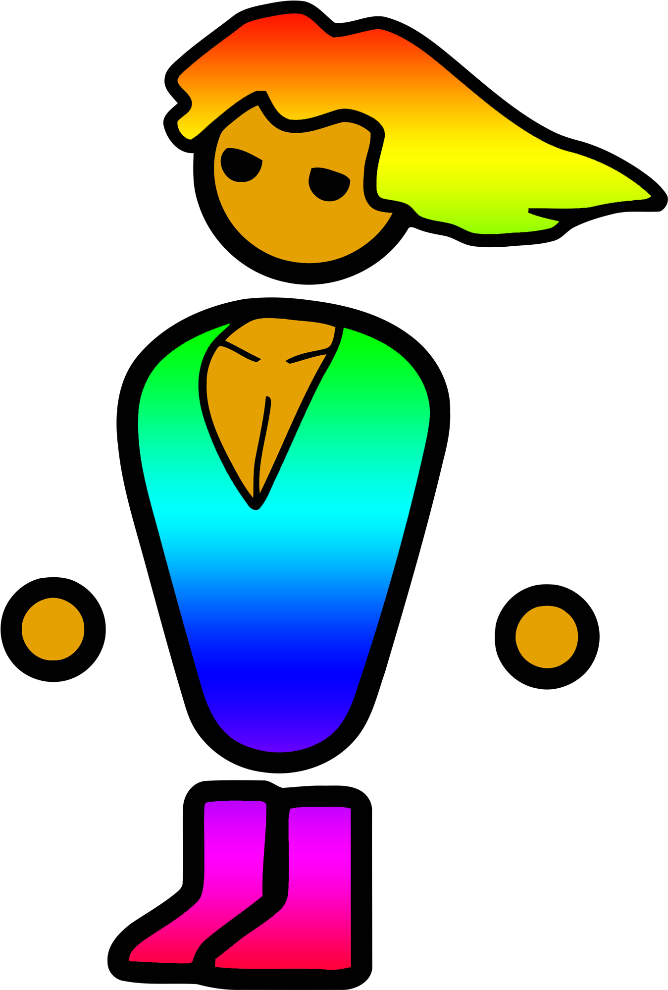 A Cartoon Of A Person With A Exclamation Mark