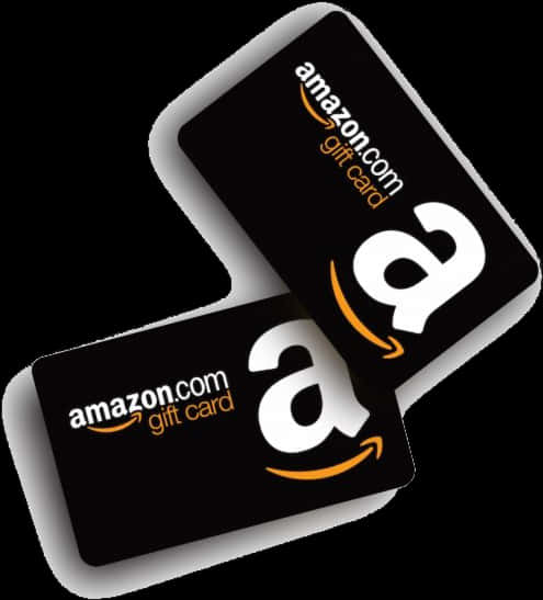 A Pair Of Black Gift Cards