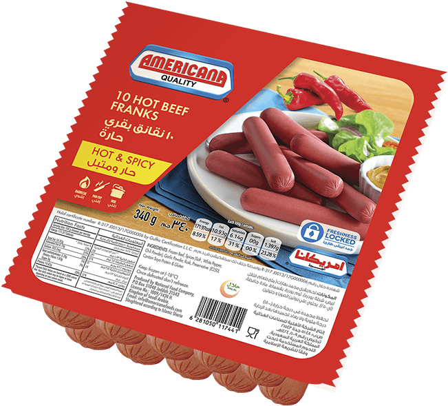 Americana Spicy Beef Franks, Hd Png Download