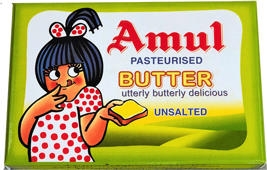 A Box Of Butter With Cartoon Character