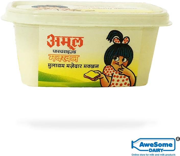 A Container Of Food With A Cartoon Character On It