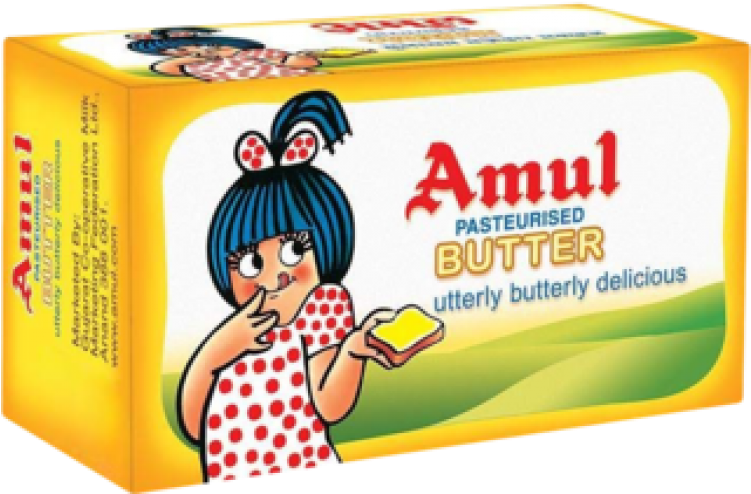 Amul Butter Product Packaging