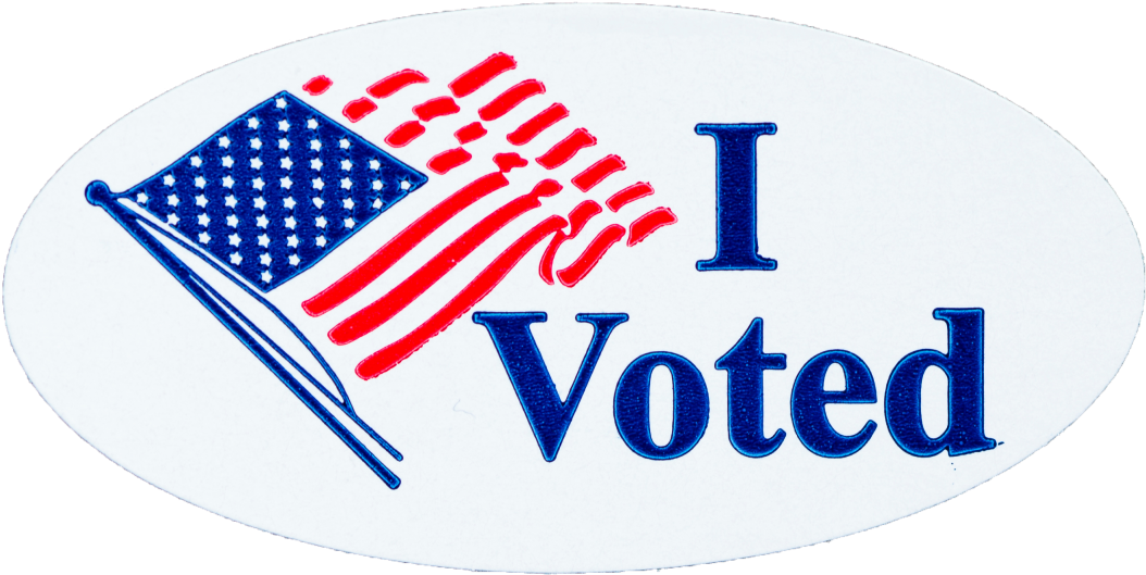 An I Voted Sticker - Printable I Voted Sticker, Hd Png Download